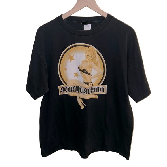 VINTAGE SOCIAL DISTORTION band graphic tshirt XL - Picture 1 of 4